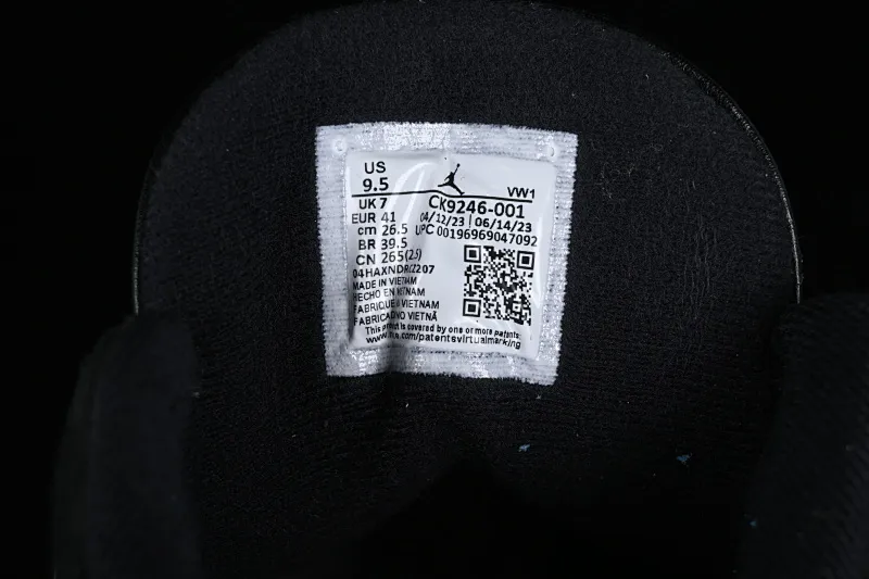 All categories Air Jordan Jordan series basketball shoes Air Jordan 3 L version Air Jordan 3 Retro "Off Noir" AJ3 Joe 3 old black cement CK9246-001